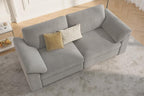 EASE MOOSE Comfty 2 Seat Couch, FSC Certified Modern Deep Seat Sectional Modular - Image 3