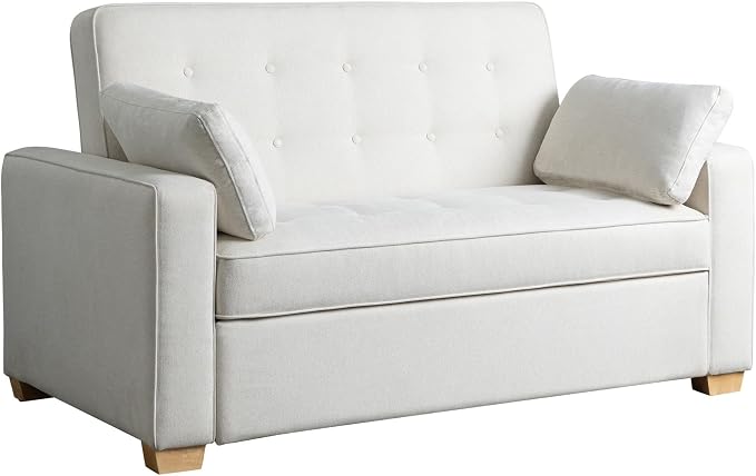 Serta Ainsley 66.5" Convertible Sleeper Loveseat, Full Size, Dreamcoil Comfort - Image 6