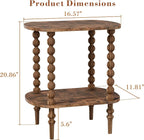 2-Tier Side Table, Small End Table - Image 3