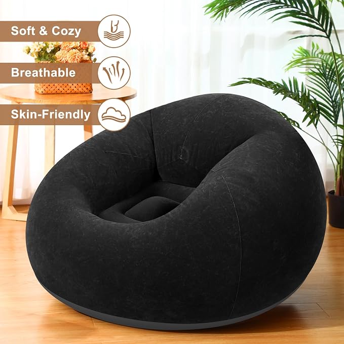 Realspring 6 9 12 Pcs Inflatable Bean Bag Chairs - Image 3