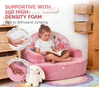 Snuggly Toddler Chair, Soft Kids Sofa - Image 7