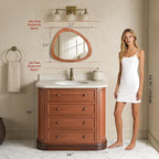 WallBeyond Asymmetrical Mirror, Irregular Wall Mirror - Image 5
