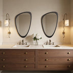 WallBeyond Asymmetrical Mirror, Irregular Wall Mirror, Wall Mirrors Decorative - Image 6