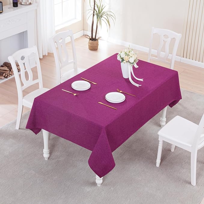 BALCONY & FALCON Square Tablecloth Washable Wrinkle Resistant and Water Proof - Image 5