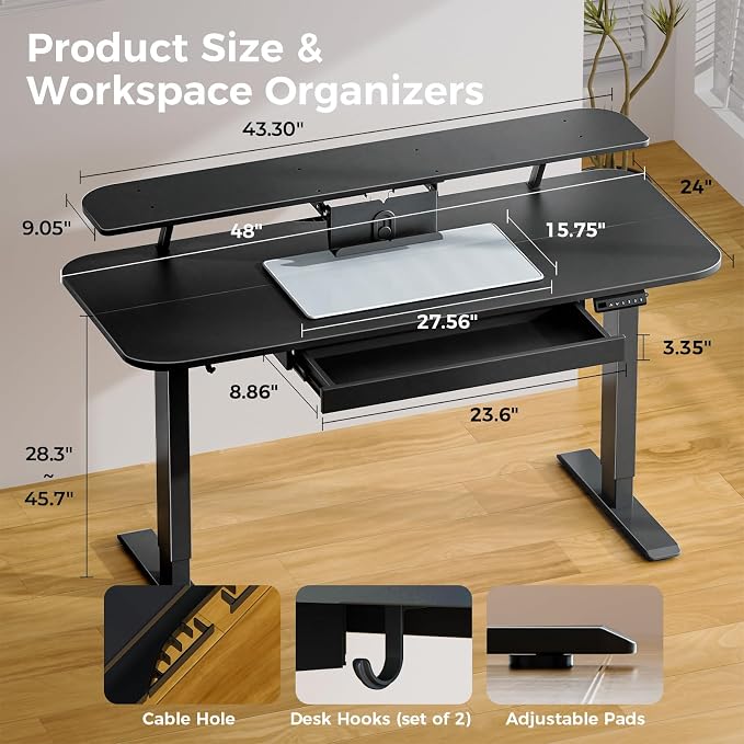 COMHOMA Electric Standing Desk - Image 2