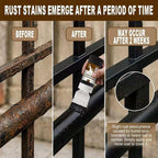 Black 2-in-1 Rust Converter & Touch Up Paint, 6.35 Fl oz, Rust Inhibitor & - Image 3