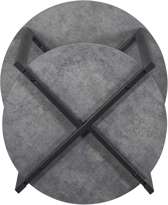 Household Essentials Jamestown Round Side End Table - Image 12