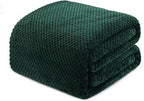 Exclusivo Mezcla Soft Waffle Fleece Bed Blanket King Size, Cozy Flannel by ExclusivoMezcla