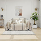 DREAMINGO Chenille Armchair Cover Jacquard Sofa Covers Washable Furniture by DREAMINGO