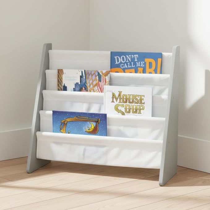 Humble Crew Kids Bookshelf, 4-Tier Front-Facing Book Display Organizer - Image 2