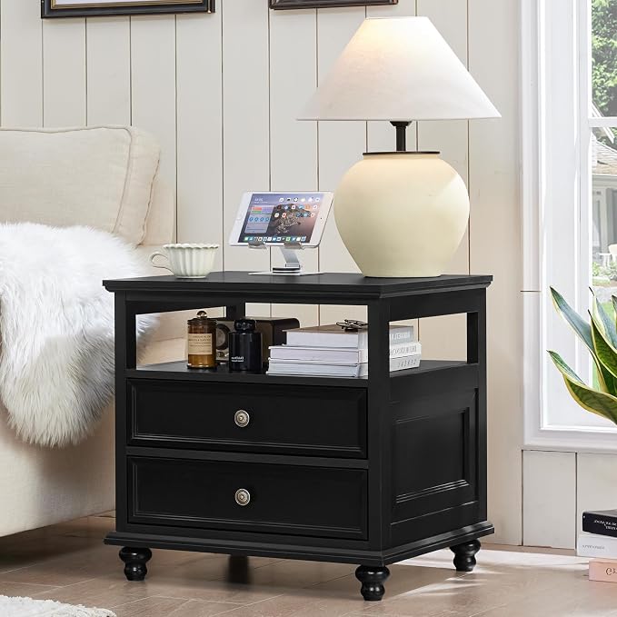 Joaxswe Farmhouse Nightstand - Image 7
