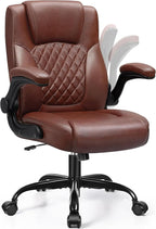 Leather Office Chair, PU Home Computer Desk Chairs by BrickAttic