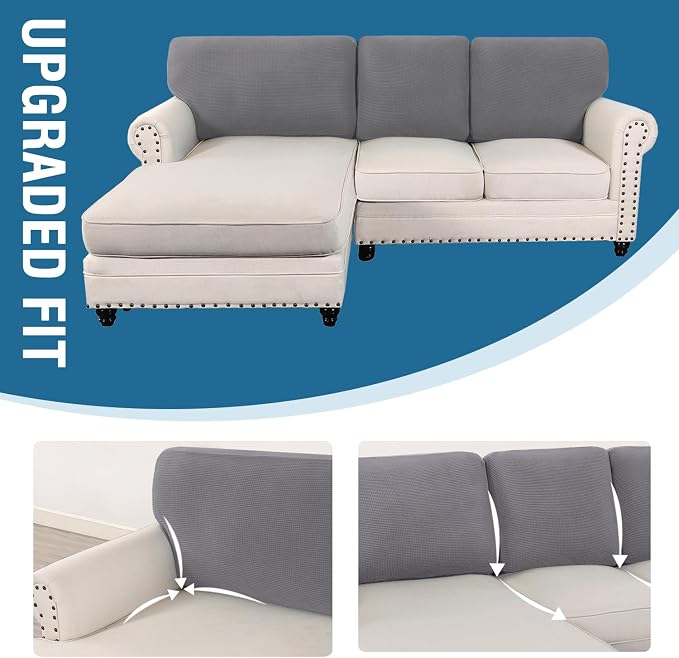 H.VERSAILTEX Backrest Cushion Covers Sectional Couch Back Cushion Covers - Image 7