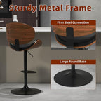 civama Bar Stools 1 PC for Kitchen Counter, Adjustable Bar Height Chairs - Image 6