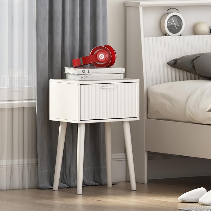 LAATOOREE Nightstands Set of 2, Small Side Table, Bedside Table - Image 5