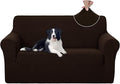 U-NICE HOME Loveseat Cover Stretch Couch Cover Sofa Slipcover, Chocolate | by U-NICEHOME