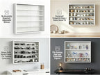 5-Tier Wall Mounted Display Cabinet, No Assembly Required Ready to Use Out of - Image 6