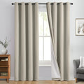 Yakamok Stone Blackout Curtains 84 Inches Long by Yakamok