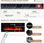 oneinmil 70" Fireplace TV Stand - Image 5