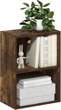 Furinno LUDER Book Shelf, 2-Tier Modern Bookshelf, Open Shelves Bookcase by Furinno-FitsYourSpaceFitsYourBudget