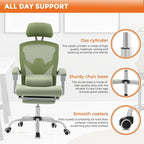 Sweetcrispy Office Computer Desk Chair Set of 2, Ergonomic High-Back Mesh - Image 8
