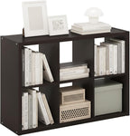 Furinno Cubicle Book Shelf, 6-Cube Bookshelf, Extra Thick Frame Horizontally & by Furinno-FitsYourSpaceFitsYourBudget
