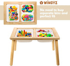 WINGYZ Kids Table for Play Study Dining Toys Storage, Sensory Tables for Toddler - Image 5