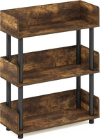 Furinno TURN-N-TUBE Display Shelf, 3-Tier Storage Shelves - Image 5