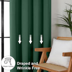 Simplebrand Ava Ever Green Blackout Curtains - Image 7