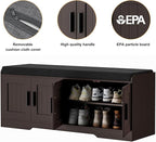 Homleke 2-Tier Storage Bench, Shoe Bench - Image 8