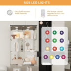 LFT HUIMEI2Y Glass Display Cabinet 4-Shelf - Image 5