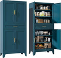 YAUWOH 71''Tall Kitchen Pantry Cabinet by YAUWOHFactoryOutletsColorfulMetalFurniture
