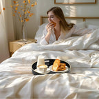 MAONAME Black Decorative Tray for Coffee Table, Modern Round Serving Tray - Image 5