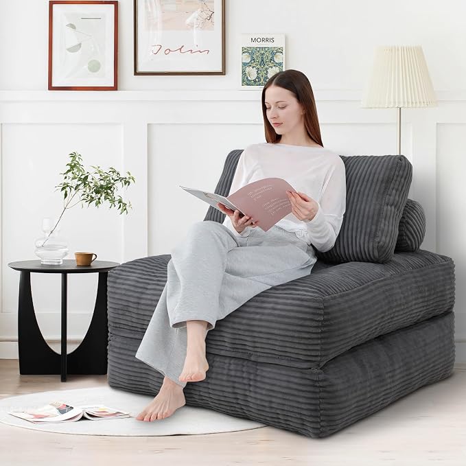 Folding Sofa Bed, Convertible Sleeper Chair - Image 3