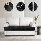 ANARACHON Leather Look Couch Cushion Covers Sofa Seat Slipcovers Sets Couches - Image 6