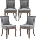 Modern Dining Chairs Set of 4, High Back Dining Chairs Side Chairs by MZDOO