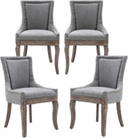 Modern Dining Chairs Set of 4, High Back Dining Chairs Side Chairs by MZDOO