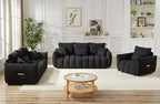 Antetek 35" Modern Accent Single Sofa Chair, Comfy Deep Seat Teddy Living Room - Image 6