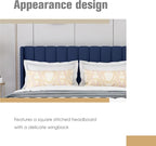 AGARTT Upholstered Platform Bed Frame Twin Size - Image 4