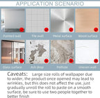 practicalWs White/Grey Marble Contact Paper 17.7" x 196.8", Marble Wallpaper - Image 5