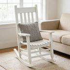 Oversized Outdoor Wooden Rocking Chair - Image 4