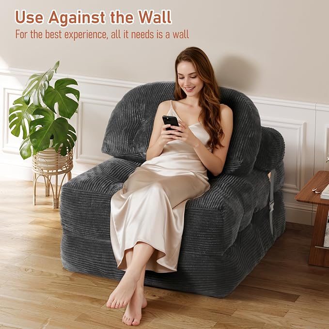 Folding Sofa Bed, Convertible Sleeper Chair - Image 7