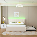Queen Size Upholstered Platform Bed - Image 3