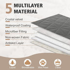 Ameritex Sofa Cover Waterproof for Seats Couch Cover for Dogs Pet Couch Cover - Image 3