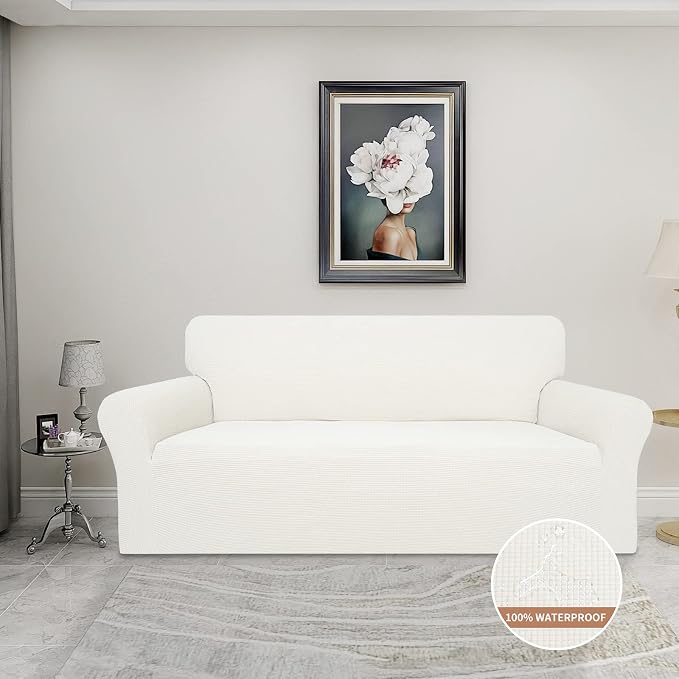 Easy-Going 100% Waterproof Couch Cover, 3 Cushion Couch Slipcover - Image 2