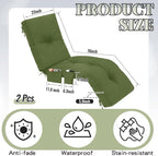 Outdoor Chaise Lounge Cushions - Image 2