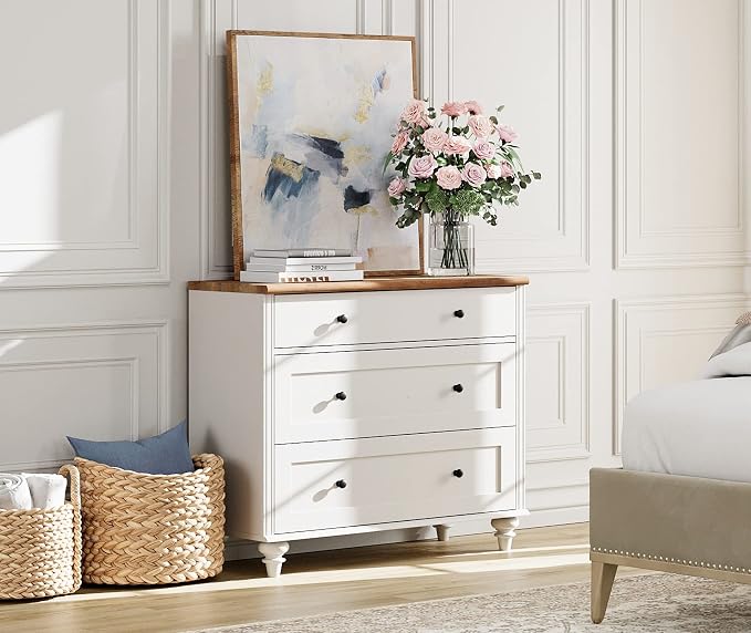 WAMPAT Farmhouse Nightstand - Image 6
