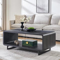 IFGET 48" Modern Coffee Table, 2-Tier Minimalist Center Table by IFGETEnrichYourLivingSpace