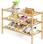 Kitsure Bamboo Wooden Shoe Rack by Kitsure