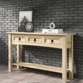 Furniture Dash Solid Wood Hall Table Console 47.9" W, 12.6" D, 28.8" H by FurnitureDash